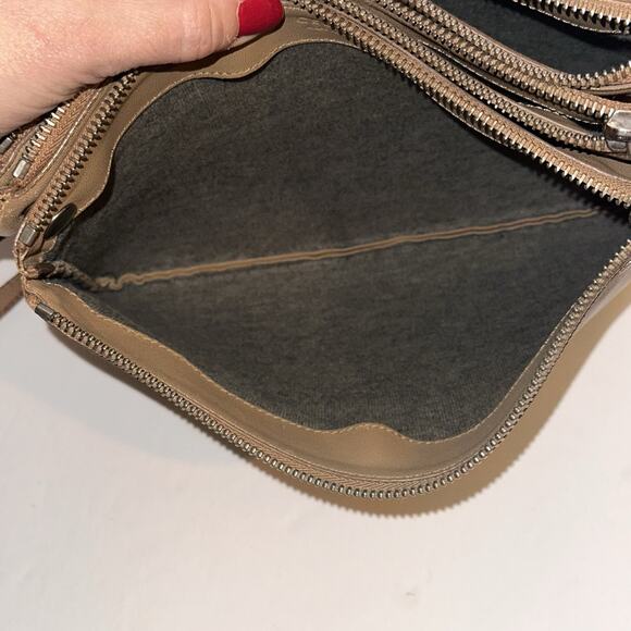 Authentic CELINE Calf Skin Trio Bag Shoulder Bag Crossbody Bag Beige - Small - Picture 15 of 16